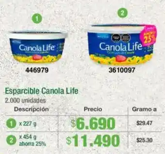 Jumbo Esparcible Canola Life oferta