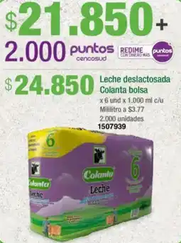 Jumbo Leche deslactosada colanta bolsa oferta