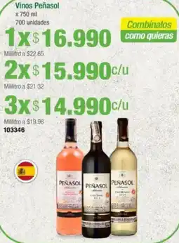 Jumbo Vinos peñasol oferta