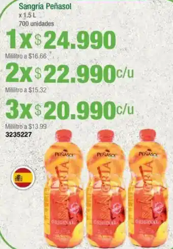 Jumbo Sangria peñasol oferta