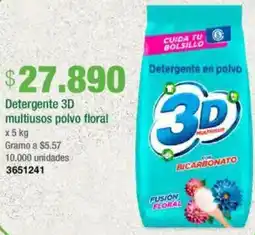 Jumbo Detergente 3D multiusos polvo floral oferta