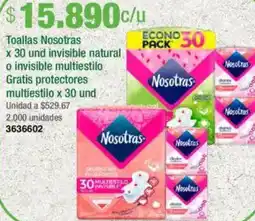 Jumbo Toallas Nosotras oferta