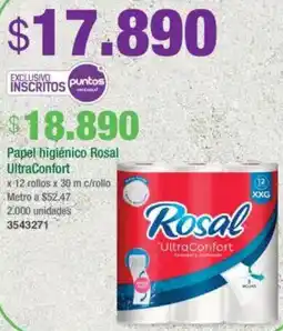 Jumbo Rosal ultraconfort papel higiénico oferta