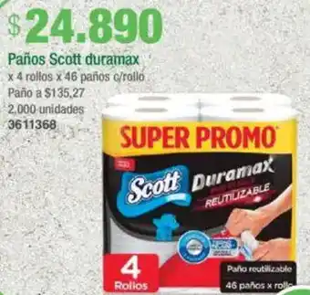 Jumbo Scott duramax paños oferta