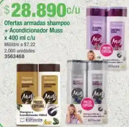 Jumbo Muss ofertas armadas shampoo +acondicionador oferta