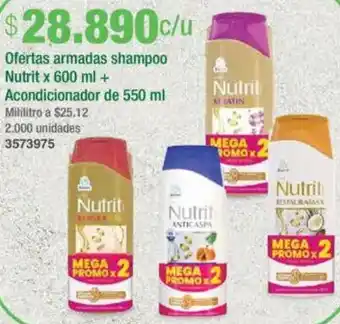 Jumbo Nutrit Ofertas armadas shampoo oferta