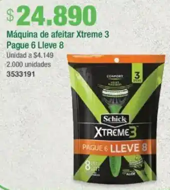 Jumbo Xtreme 3 máquina de afeitar oferta