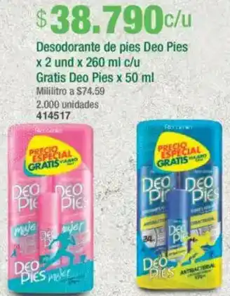 Jumbo Desodorante de pies Deo Pies oferta