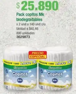 Jumbo Pack copitos mk biodegradables oferta