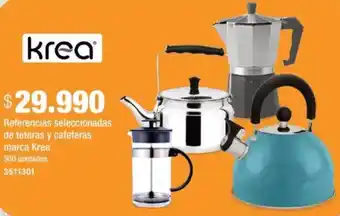 Jumbo Krea referencias seleccionadas de teteras y cafeteras marca oferta