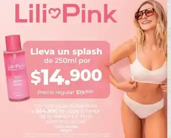 Jumbo Lili pink lleva un splash oferta