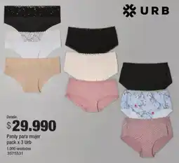 Jumbo Urb panty para mujer oferta