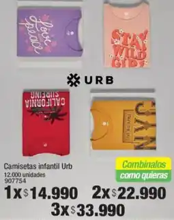 Jumbo Urb camisetas infantil oferta