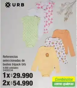 Jumbo URB Referencias seleccionadas de bodies tripack oferta