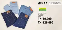 Jumbo Urb y Yourban jean mujer y hombre oferta