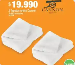 Jumbo Cannon 2 tapetes toalla oferta