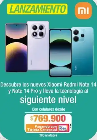 Jumbo Xiaomi redmi note 14 descubre los nuevos oferta