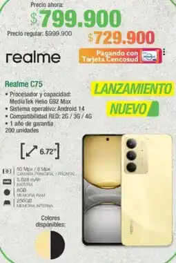 Jumbo Realme C75 oferta