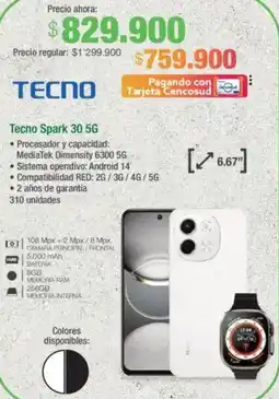 Jumbo Tecno Spark 30 5G oferta