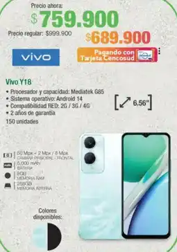 Jumbo Vivo Y18 oferta