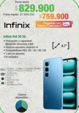 Jumbo Infinix Hot 50 5G oferta