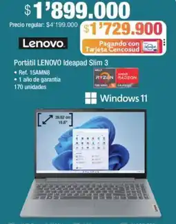 Jumbo Lenovo portátil ideapad slim 3 oferta