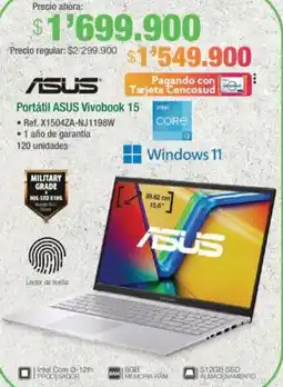 Jumbo Asus portátil vivobook 15 oferta