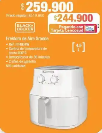 Jumbo Black+ decker reidora de aire grande oferta