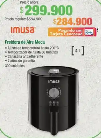 Jumbo Imusa freidora de aire meca oferta