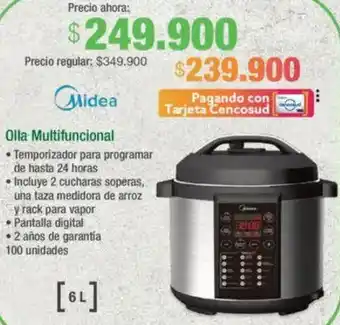 Jumbo Midea olla multifuncional oferta