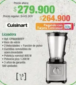 Jumbo Cuisinart licuadora oferta