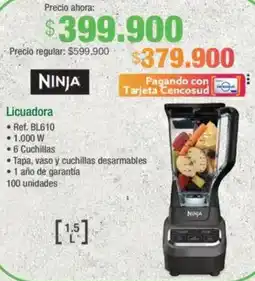 Jumbo Ninja licuadora oferta