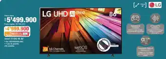 Jumbo Lg smart tv uhd 4k 86" oferta