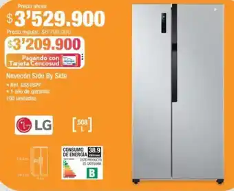 Jumbo Lg nevecón side by side oferta