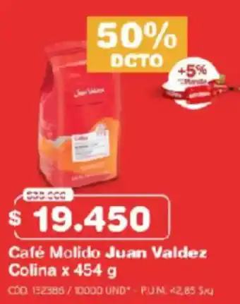 Makro Juan valdez café molido colina oferta