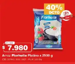 Makro Florhuila arroz platino oferta