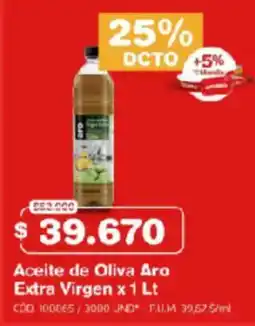 Makro Aceite de oliva aro extra virgen oferta