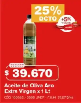 Makro Aceite de oliva aro extra virgen oferta