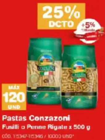 Makro Conzazoni pastas oferta