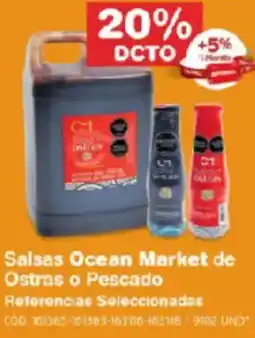 Makro Salsas ocean market de ostras o pescado oferta