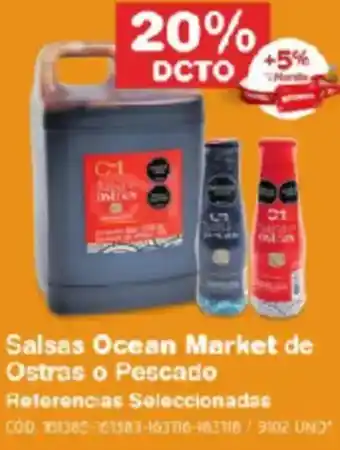 Makro Salsas ocean market de ostras o pescado oferta