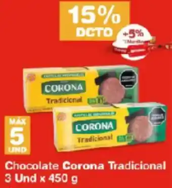 Makro Corona chocolate tradicional oferta