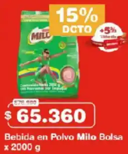 Makro Milo bebida en polvo bolsa oferta