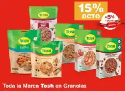 Makro Tosh en granolas oferta