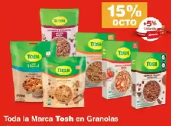 Makro Tosh en granolas oferta