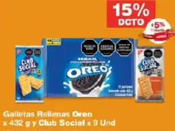 Makro Oreo galletas rellenas oferta