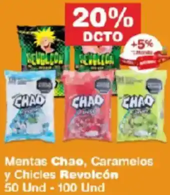 Makro Revolcón mentas chao, caramelos y chicles oferta