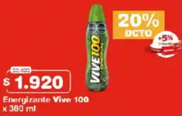 Makro Energizante vive 100 oferta