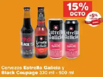 Makro Cervezas estrella galicia y black coupage oferta