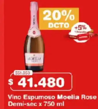 Makro Moelia rose vino espumoso demi-sec oferta